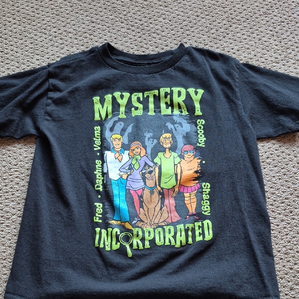 Scooby-doo Mystery Incorporated Kids Black T-Shirt
